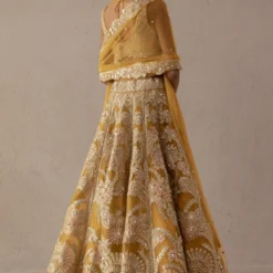 Varun Nidhika Mango Floral Embroidered Lehenga Set -Deals Drapizia Store 172vn12 4