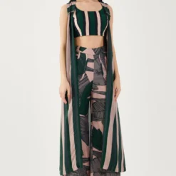 KoAi Green And Black Stripe Bustier 9 KoAi Green And Black Stripe Bustier -Deals Drapizia Store 17723koia14 3