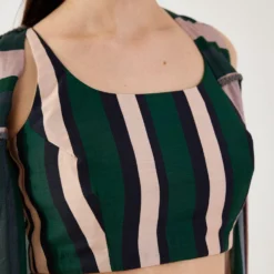 KoAi Green And Black Stripe Bustier 11 KoAi Green And Black Stripe Bustier -Deals Drapizia Store 17723koia14 5