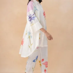 Vineet Rahul Henrietta Lily Garden Shirt -Deals Drapizia Store 17823vr14 3