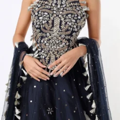 Payal Singhal Navy Embroidered Lehenga Set -Deals Drapizia Store 1911pys53 3