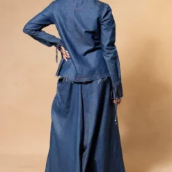 GRAINE Denim Asymmetric Shirt -Deals Drapizia Store 19423gra5 6