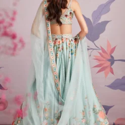 Ridhi Mehra Sea Green Floral Printed Lehenga Set -Deals Drapizia Store 195rm1 2