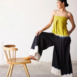 Khara Kapas Lime Green Ombre Jumpsuit -Deals Drapizia Store 19923kk2 4