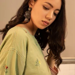 Payal Pratap Krall Round Neck Embroidered Top -Deals Drapizia Store 1sb 103 g 4