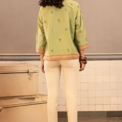 Payal Pratap Krall Round Neck Embroidered Top -Deals Drapizia Store 1sb 103 g 5