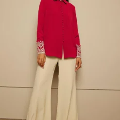 PATINE Hot Pink Silk Georgette Shirt