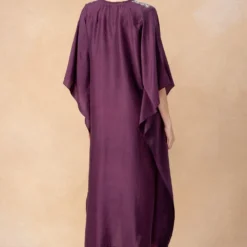 Jayanti Reddy Wine Embellished Kaftan -Deals Drapizia Store 20723jr11 5