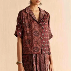 Sunira Designs Maroon Mrida Crop Shirt 10 Sunira Designs Maroon Mrida Crop Shirt -Deals Drapizia Store 211023sm28 4