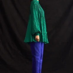 Amrich Naina Hand Embroidered Pleated Yoke Shirt -Deals Drapizia Store 211123ach2 3