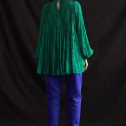 Amrich Naina Hand Embroidered Pleated Yoke Shirt -Deals Drapizia Store 211123ach2 5