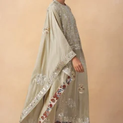 Divya Sheth Ivory Embellished Kaftan Set -Deals Drapizia Store 21123ds16 2