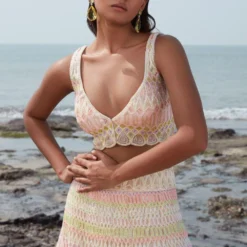 Ritika Mirchandani Pastel Embroidered Lehenga Set -Deals Drapizia Store 211rm7 5