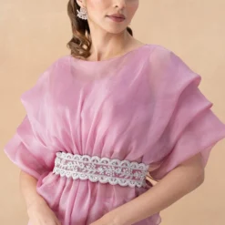 Mishru Pink Floral Embellished Skirt Set -Deals Drapizia Store 21923mis2 4