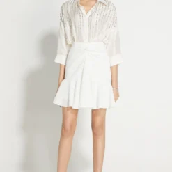 431-88 By Shweta Kapur Crystal White Shirt