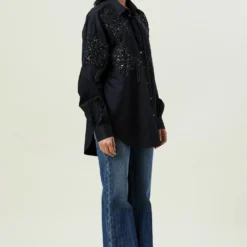 Kanika Goyal Label Black Hand-embellished Shirt 7 Kanika Goyal Label Black Hand-embellished Shirt -Deals Drapizia Store 221123kg20 2