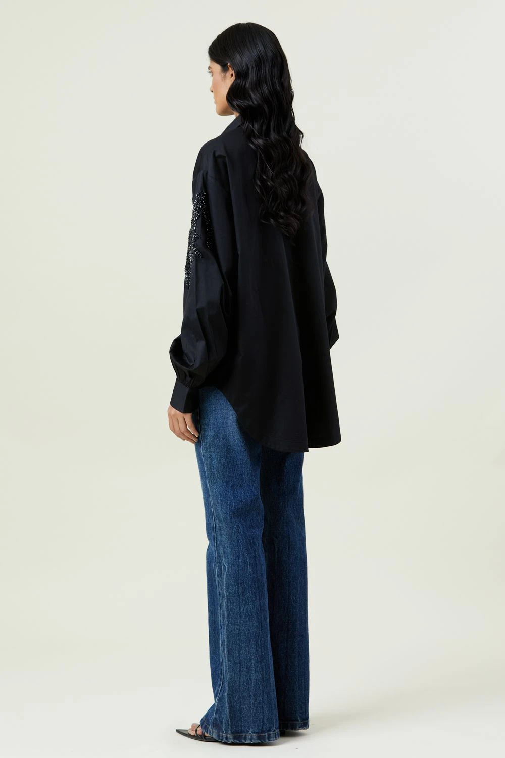 Kanika Goyal Label Black Hand-embellished Shirt 6 Kanika Goyal Label Black Hand-embellished Shirt - Image 4