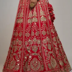Gopi Vaid Ruby Radiance Sequin Adorned Lehenga Set -Deals Drapizia Store 22124gv3 4