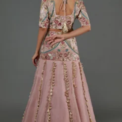 Payal Singhal Rose Pink Embellished Lehenga Set 9 Payal Singhal Rose Pink Embellished Lehenga Set -Deals Drapizia Store 22323ps36 4