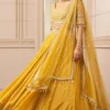 Tarun Tahiliani Mustard Stylised Kalidar Lehenga Set -Deals Drapizia Store 224ttc24 1