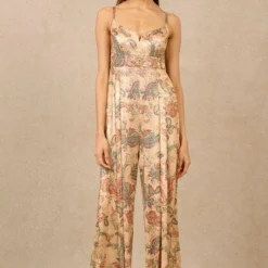 Tarun Tahiliani Multicoloured Paisley Printed Jumpsuit