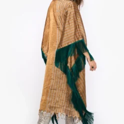 Heirloom By Rara Avis Antique Gold Hand Embroidered Kaftan -Deals Drapizia Store 23rh32 4