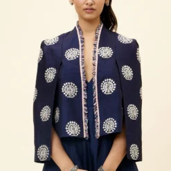 SVA Blue Noor Jacket & A Layered Jumpsuit -Deals Drapizia Store 23sva87 5