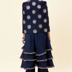 SVA Blue Noor Jacket & A Layered Jumpsuit -Deals Drapizia Store 23sva87 7