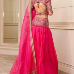 Tarun Tahiliani Fuchsia Embellished Kalidar Lehenga Set -Deals Drapizia Store 2510ttc6 4