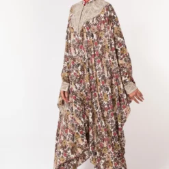 Anamika Khanna Floral Printed Kaftan Set With Embroidery -Deals Drapizia Store 255as2 2