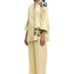 Kanika Goyal Label Nova Hand Embellished Wrap Shirt -Deals Drapizia Store 25823kgl27 2