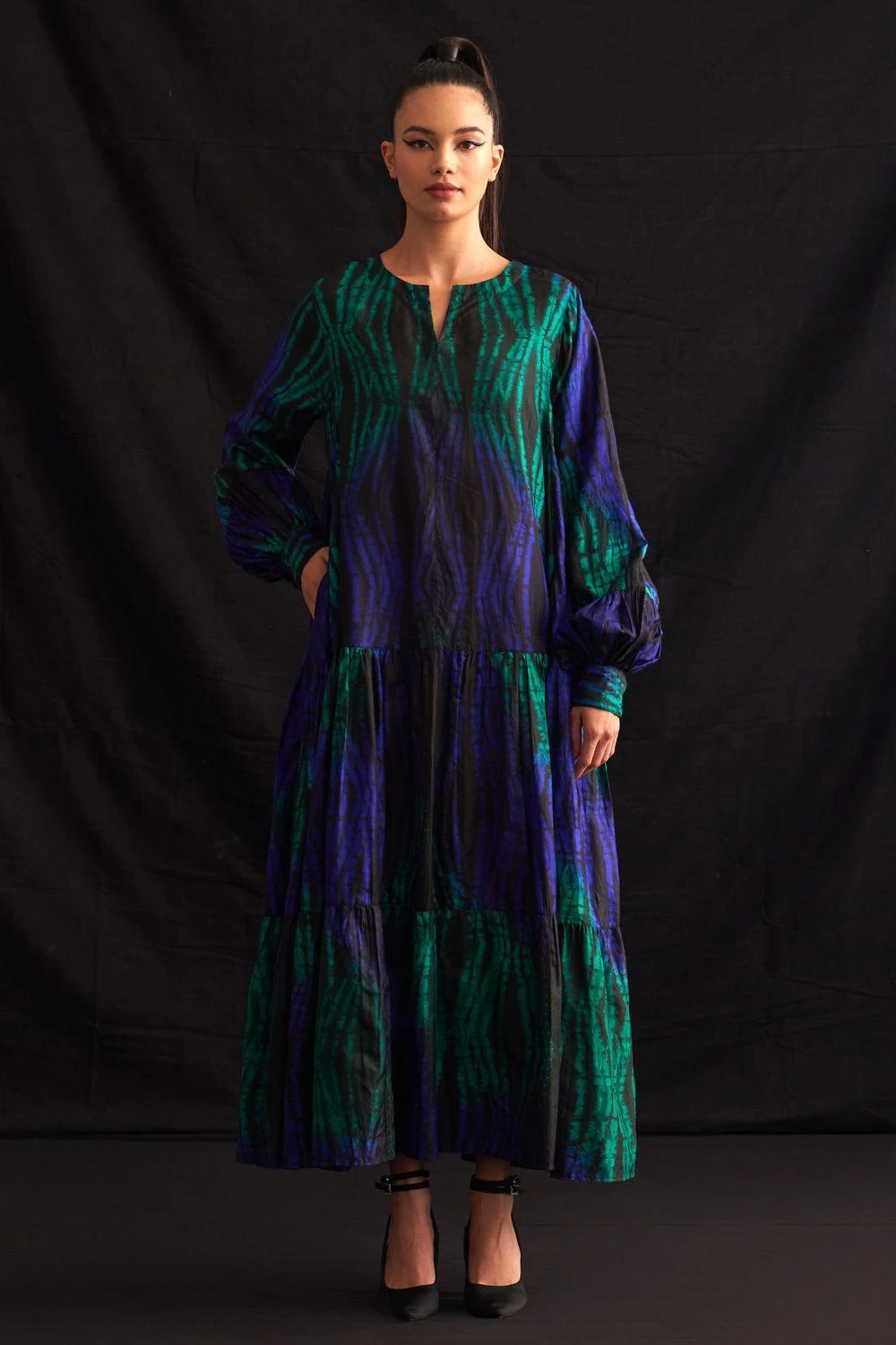 Amrich Mayra Handcrafted Shibori Dress 3 Amrich Mayra Handcrafted Shibori Dress