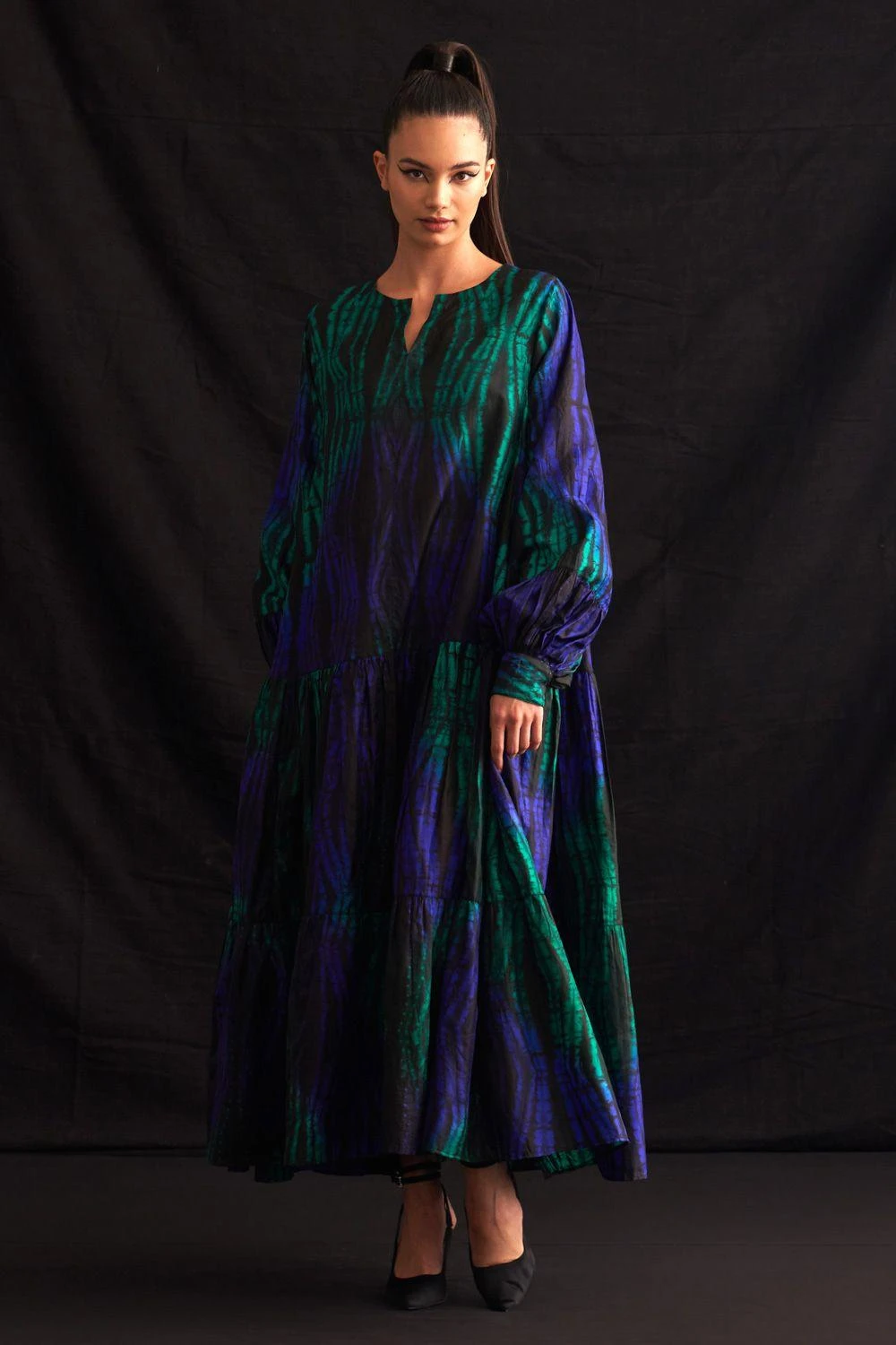 Amrich Mayra Handcrafted Shibori Dress 4 Amrich Mayra Handcrafted Shibori Dress - Image 2