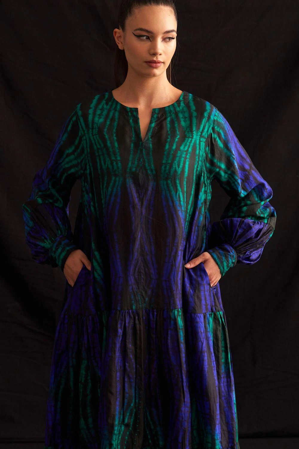 Amrich Mayra Handcrafted Shibori Dress 5 Amrich Mayra Handcrafted Shibori Dress - Image 3