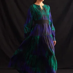 Amrich Mayra Handcrafted Shibori Dress 12 Amrich Mayra Handcrafted Shibori Dress -Deals Drapizia Store 25923aml58 5 1