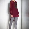 Rohit Gandhi + Rahul Khanna Burgundy Embroidered Top 1 Rohit Gandhi + Rahul Khanna Burgundy Embroidered Top -Deals Drapizia Store 25tp19 1