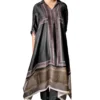 Krishna Mehta Black Geometric Hand Block Printed Tunic -Deals Drapizia Store 264kmw1 1