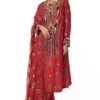 Anamika Khanna Red Embellished Kurta Set -Deals Drapizia Store 279an4 1