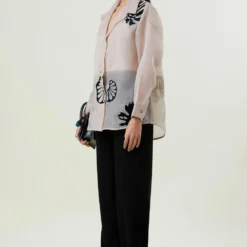 Kanika Goyal Label Beige Hand-beaded Applique Shirt -Deals Drapizia Store 281123kgl8 3