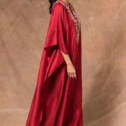 Jayanti Reddy Maroon Embroidered Kaftan -Deals Drapizia Store 283jr35 3