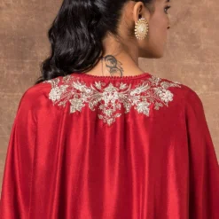 Jayanti Reddy Maroon Embroidered Kaftan -Deals Drapizia Store 283jr35 5