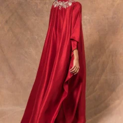 Jayanti Reddy Maroon Embroidered Kaftan -Deals Drapizia Store 283jr35 6