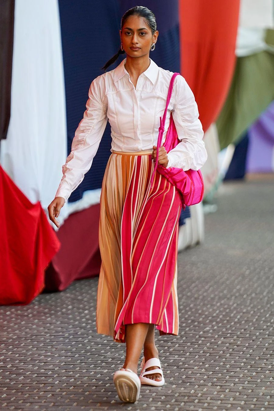 Bodice Ivory Shirt With Ruched Sleeves 3 Bodice Ivory Shirt With Ruched Sleeves