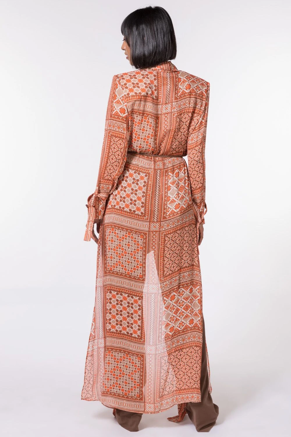 Nikita Mhaisalkar Dark Tan Halter Neck Jumpsuit 7 Nikita Mhaisalkar Dark Tan Halter Neck Jumpsuit - Image 5