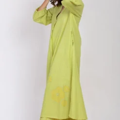 Ekadi Yellow Floral Embroidered Kurta Set -Deals Drapizia Store 286ekd3 3