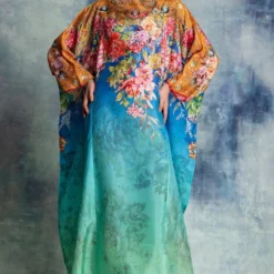 Rajdeep Ranawat Multi-coloured Silk Kaftan -Deals Drapizia Store 2912rd14 2