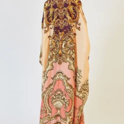 Rajdeep Ranawat Warm Blush Printed Kaftan With Jeweled Waist -Deals Drapizia Store 2912rd15 5
