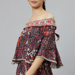 SVA Grey Off Shoulder Jumpsuit -Deals Drapizia Store 29523sva3 4