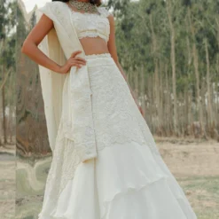 Mishru Ivory Embroidered Lehenga Set -Deals Drapizia Store 297misro12 5