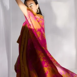 Twinkle Hanspal Bouquet Printed Kaftan Shirt Dress -Deals Drapizia Store 29th24 3